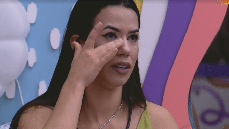 BBB 22: Larissa não reagiu bem à primeira indicação ao paredão - Reprodução/Globoplay