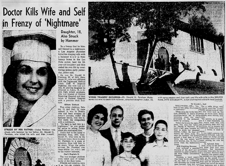 O crime da "Los Feliz Murder Mansion" foi parar nas páginas dos jornais em 1959