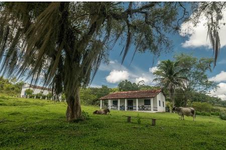 Casa de hóspedes em fazenda de cacau