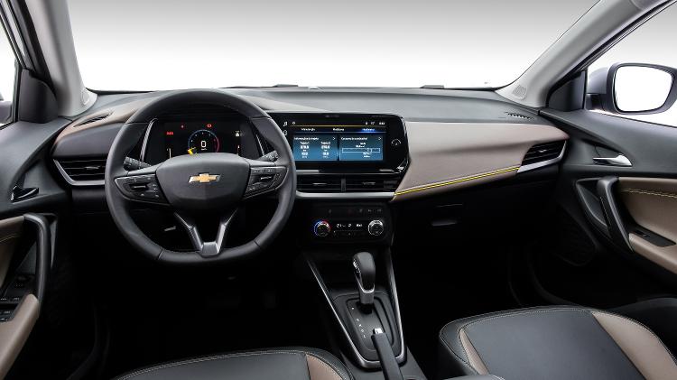 Painel do novo Chevrolet Tracker Premier Painel do novo Chevrolet Tracker Premier