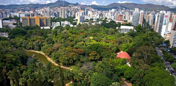 Parque Municipal Américo Renê Giannetti, localizado no centro de BH - Divulgação - Divulgação