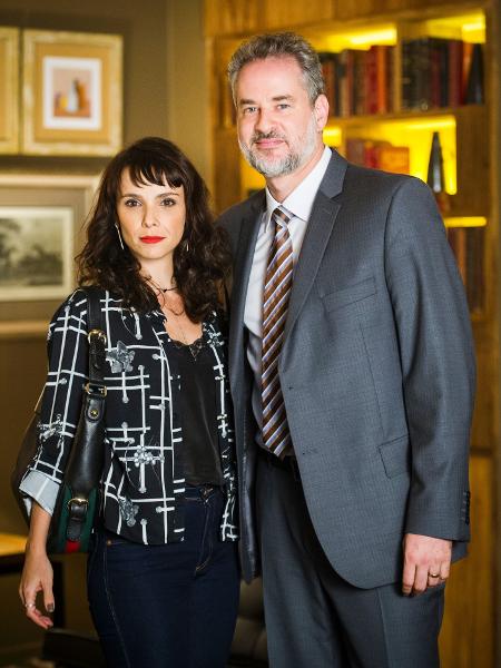 Débora Falabella e Dan Stulbach  - João Miguel Júnior/Globo - João Miguel Júnior/Globo