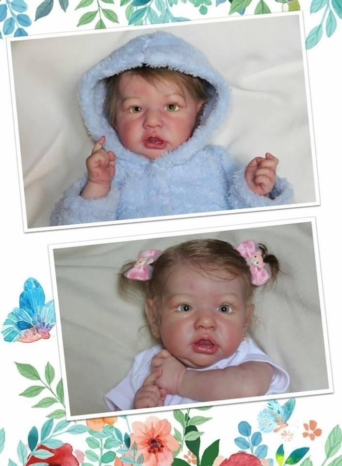 Bonecas da artista Rosana Ritacco - Reprodução/Facebook/Rosana Ritacco - Art Reborn