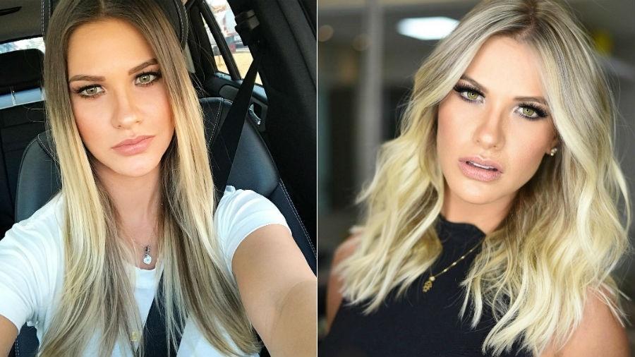 Andressa Suita antes e depois do novo visual - Reprodução/Instagram