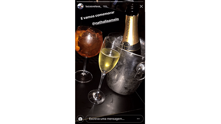 lucas veloso storie - Reprodução/Instagram  - Reprodução/Instagram 