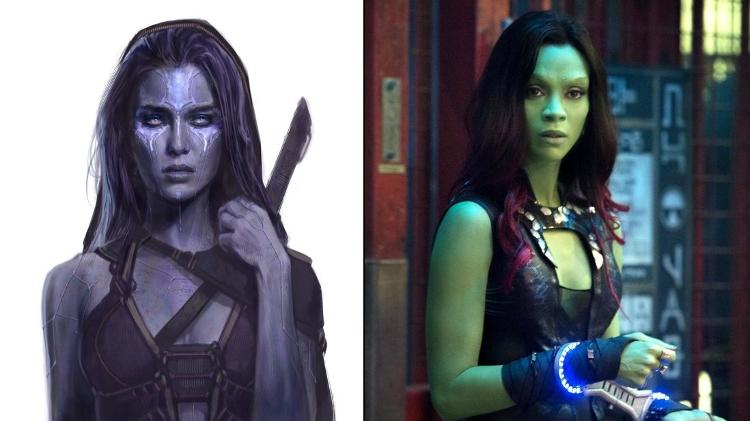 Design dos personagens de Guardiões da Galaxia - Reprodução/Ryan Meinerding - Reprodução/Ryan Meinerding