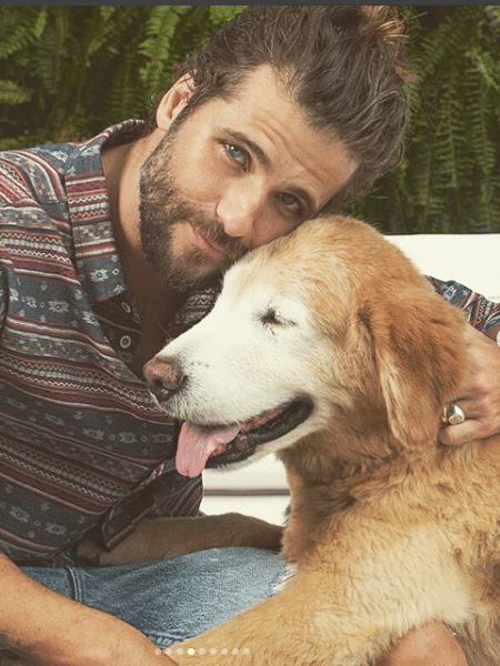 Bruno Gagliasso com cachorro de estimação, Zeca - Reprodução/Instagram
