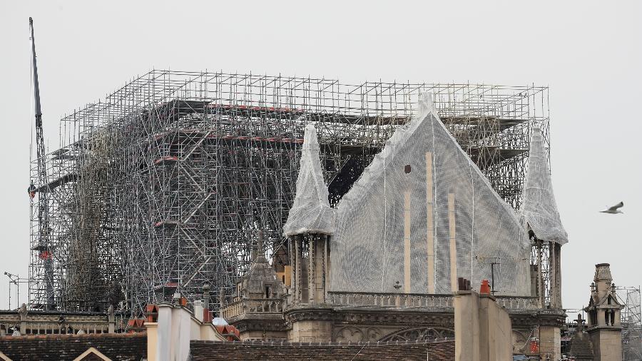 Notre-Dame é reconstruída em Paris - Gonzalo Fuentes/Reuters