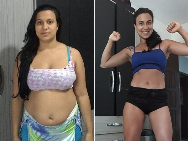 Após três filhos, Ana Paula perdeu 22 kg com treinos de 14 minutos