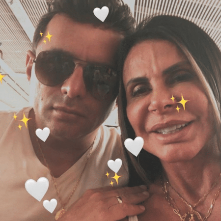 Gretchen deixou recado para haters afirmando estar muito feliz com o marido, Esdras de Souza - Reprodução/Instagram/@mariagretchen