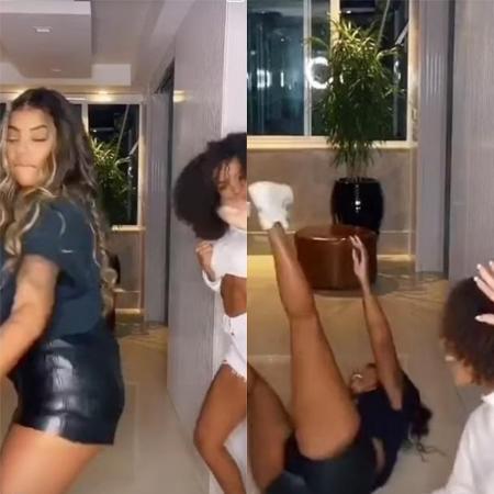 Ludmilla leva tombo ao dançar com Brunna Gonçalves - Reprodução / Instagram