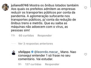samara comentario covid - Reprodução/Instagram - Reprodução/Instagram