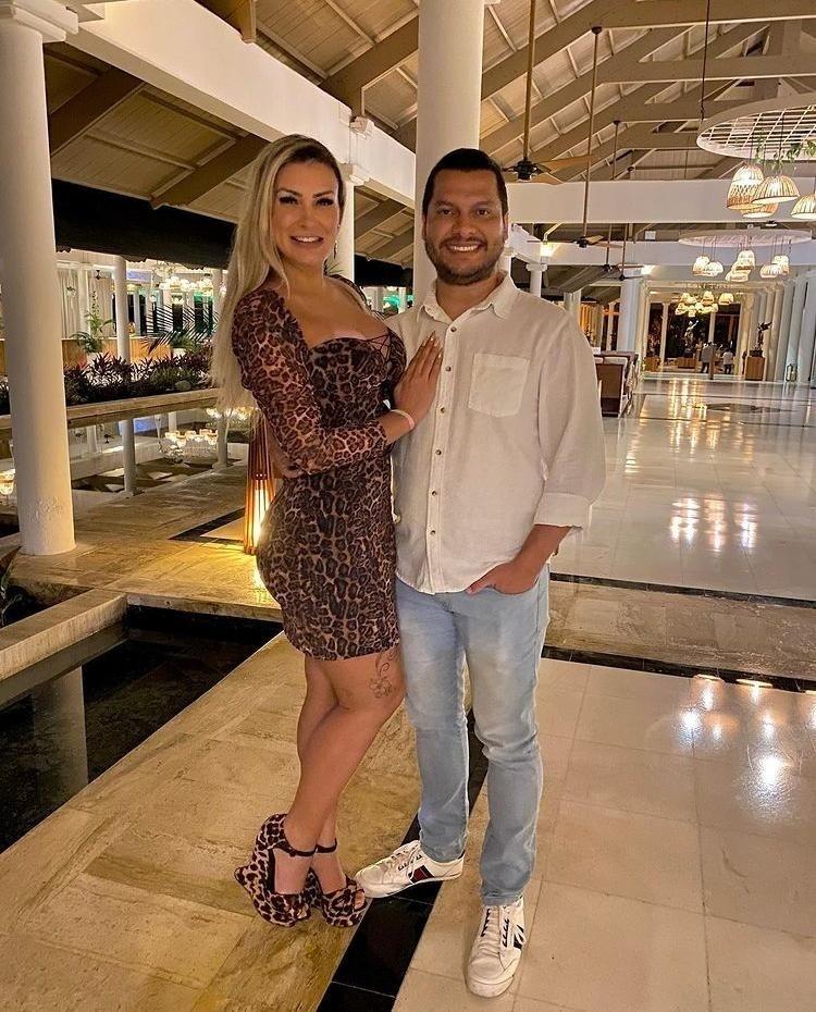 Andressa Urach e Thiago Lopes em lua de mel na República Dominicana - Reprodução / Instagram