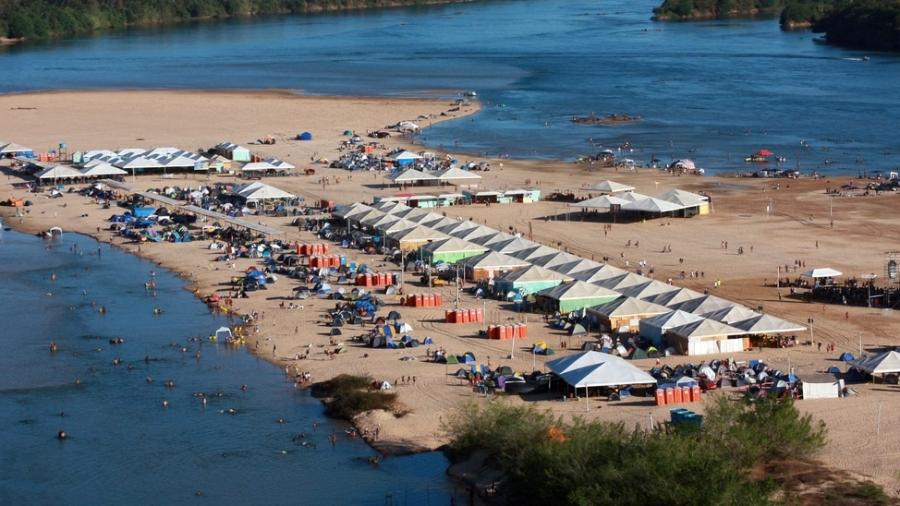 Praia Tartaruga, em Peixe (TO) - Divulgação/Governo do Estado do Tocantins