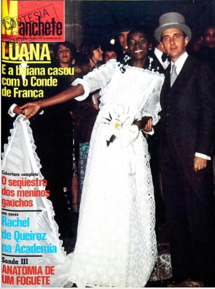 Casamento de Luana, na Revista Manchete