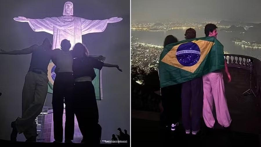 Shawn Mendes visita o Cristo Redentor antes de show no RiR - Reprodução/Instagram