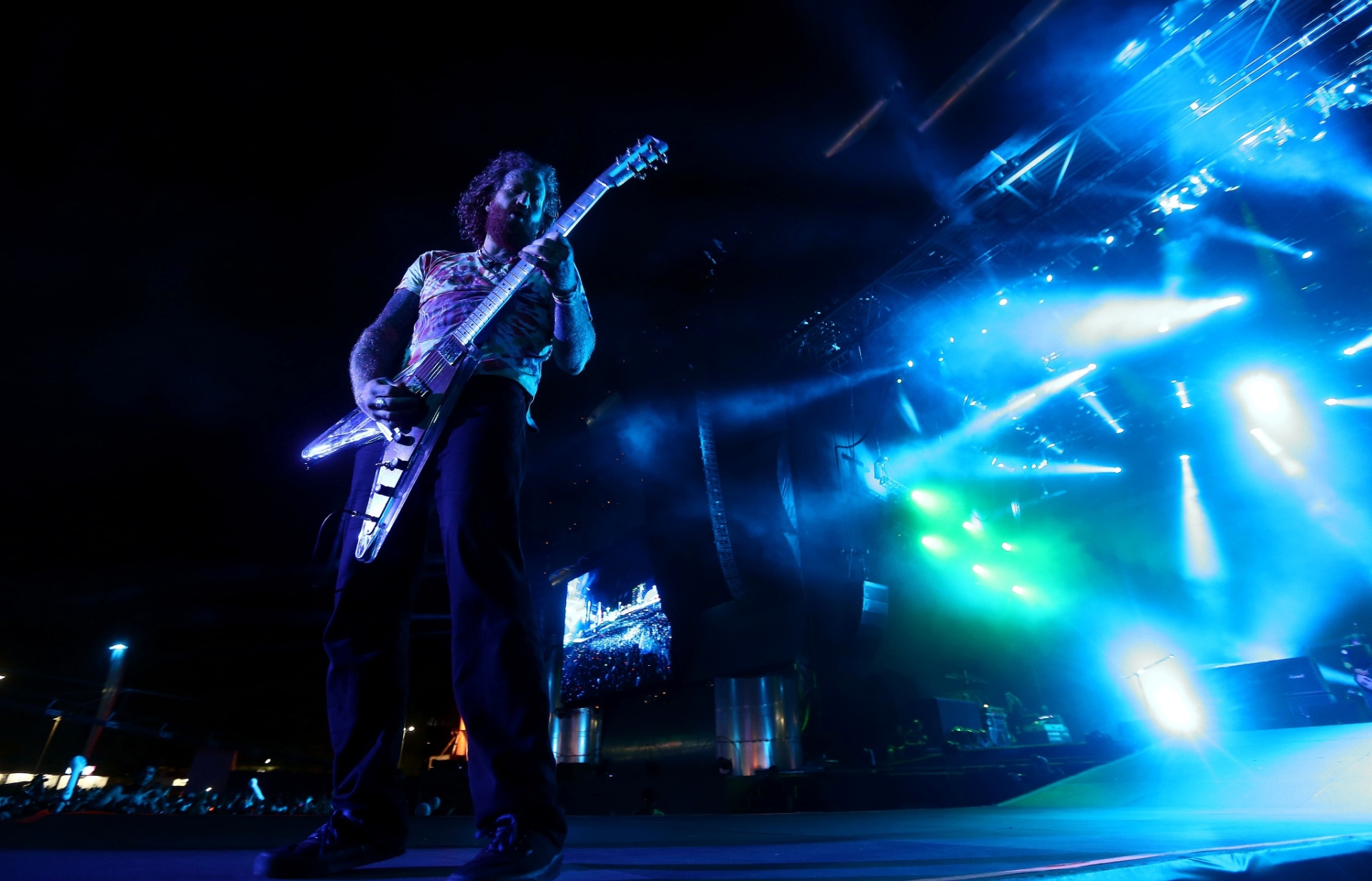 25.set.2015 - A banda americana Mastodon, representando o new wave heavy metal, se apresenta no palco Mundo, durante o quinto dia do festival Rock in Rio 2015. - Wilton Junior/Estadão Conteúdo