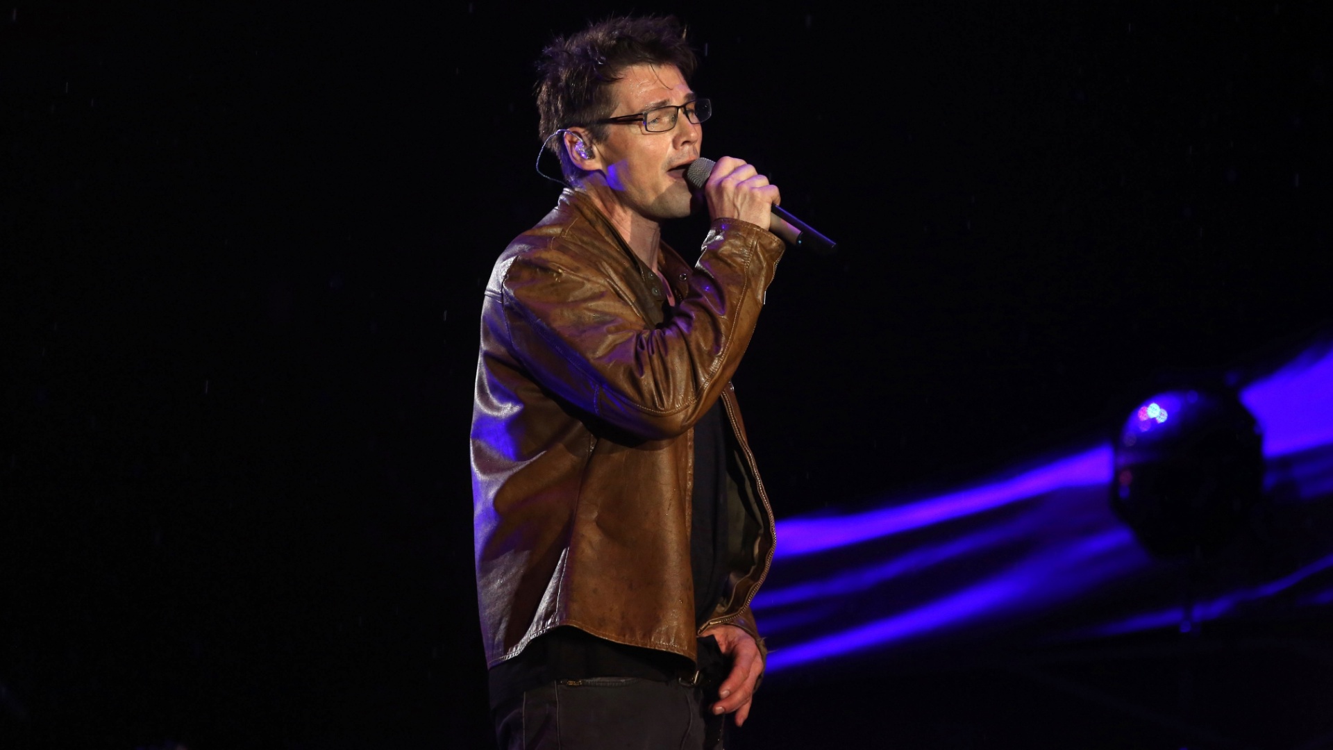 27.set.2015 - A banda norueguesa A-ha se apresenta no palco Mundo no último dia do Rock in Rio 2015 - Fernando Maia/UOL