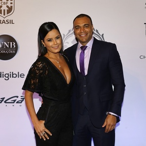 Denílson e Luciele Di Camargo