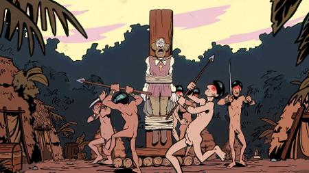 Cena do filme" A Cidade dos Piratas", baseado nos Piratas do Tietê - Divulgação