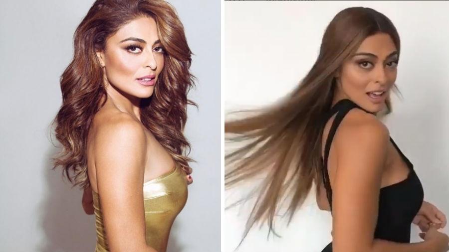 Juliana Paes antes e depois de visual para campanha de moda - Reprodução/Instagram