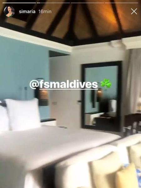 Simaria na Maldivas - Reprodução/Instagram/Simaria - Reprodução/Instagram/Simaria