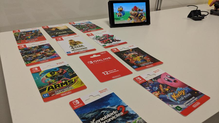Jogos de Switch poderão ser comprados em lojas brasileiras por meio de cartões - Rodrigo Lara/UOL