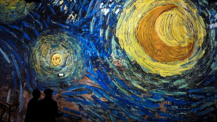 Galeria de Paris inaugura exposição imersiva de Van Gogh - Lionel BONAVENTURE / AFP - Lionel BONAVENTURE / AFP