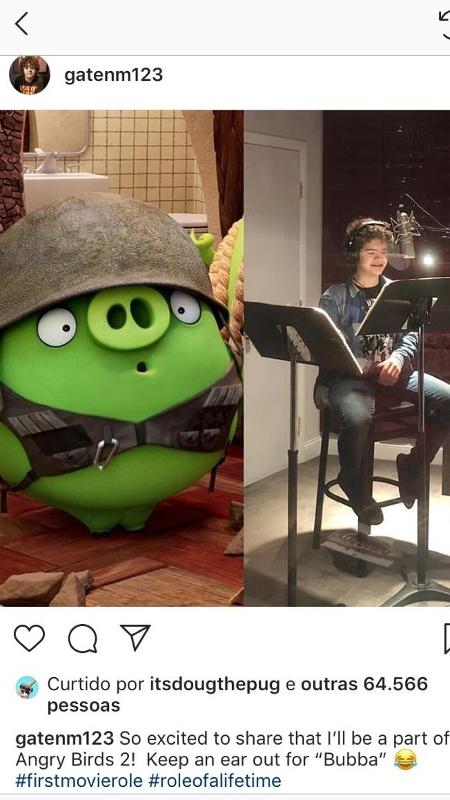 Gaten Matarazzo - Reprodução/Instagram - Reprodução/Instagram