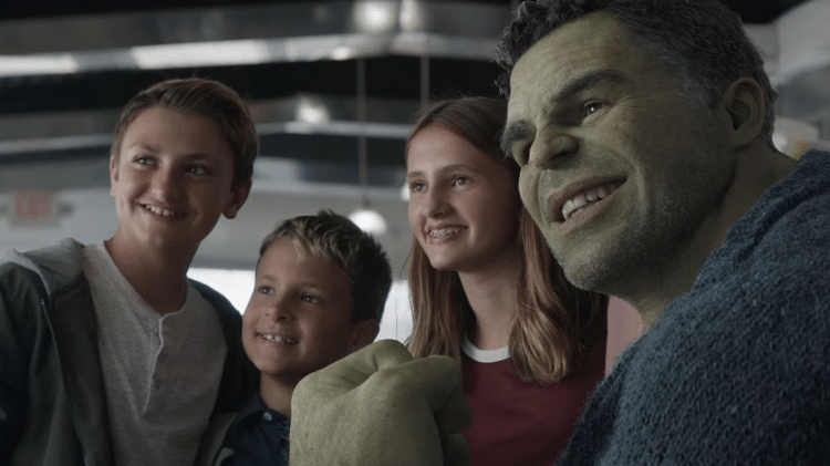 Mark Ruffalo como Hulk em cena de 'Vingadores: Ultimato' - Reprodução - Reprodução