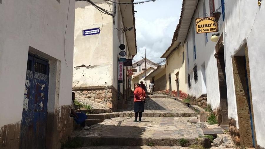 Ruas vazias em Cusco, no Peru - Luciana Sarmento/UOL