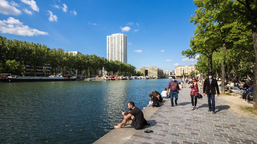 A Bacia de la Villette, palco do "Le Cinéma sur l"Eau", é o maior lago artificial de Paris - Edward Berthelot