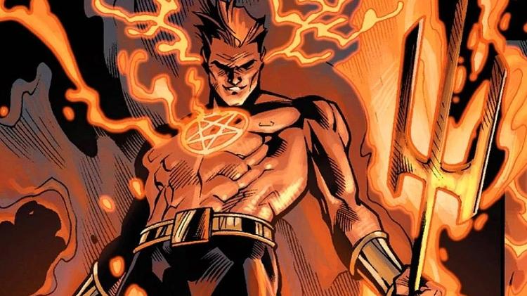 Daimon Hellstrom, o Filho de Satã, nas HQs da Marvel - Reprodução - Reprodução