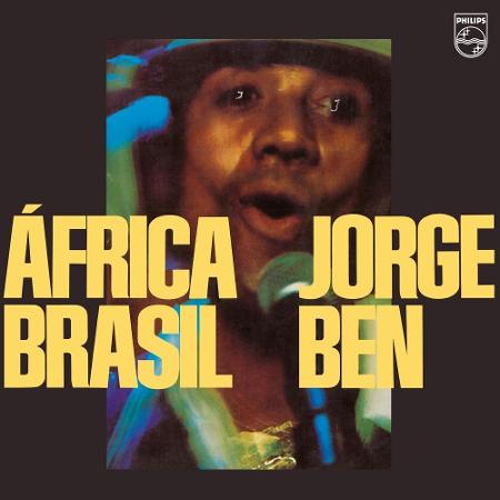 Capa do disco "África Brasil" (1976), de Jorge Ben - Reprodução