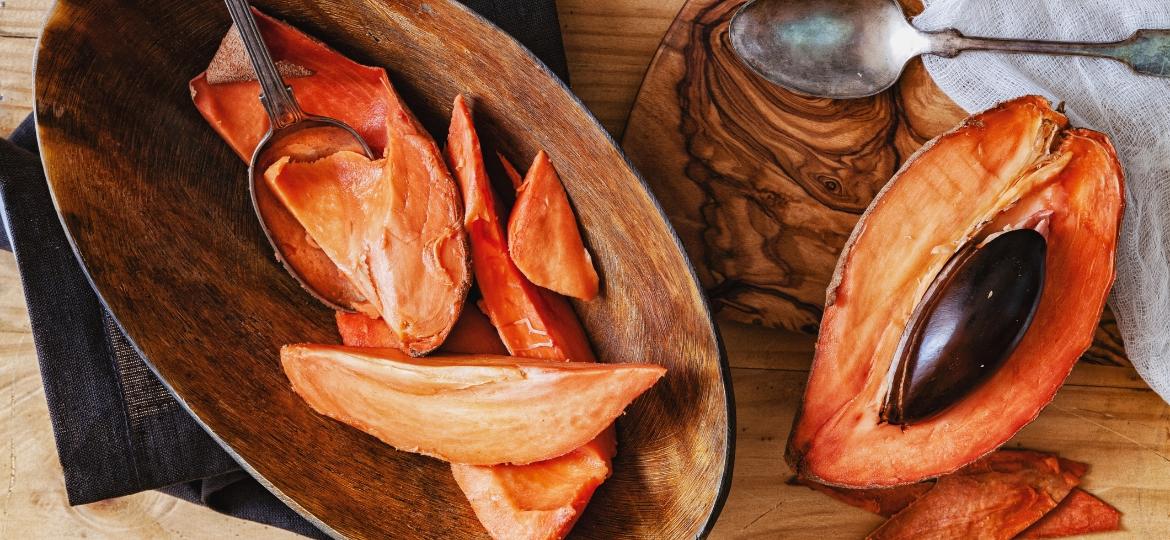 Zapote ou Mamey é uma das frutas exóticas que rendem receitas deliciosas - Getty Images/iStockphoto