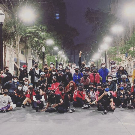 O grupo de ciclistas Vespas Bike Gang - Reprodução/Instagram