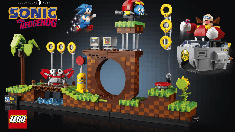 LEGO do Sonic recria famosa fase do primeiro jogo da franquia 