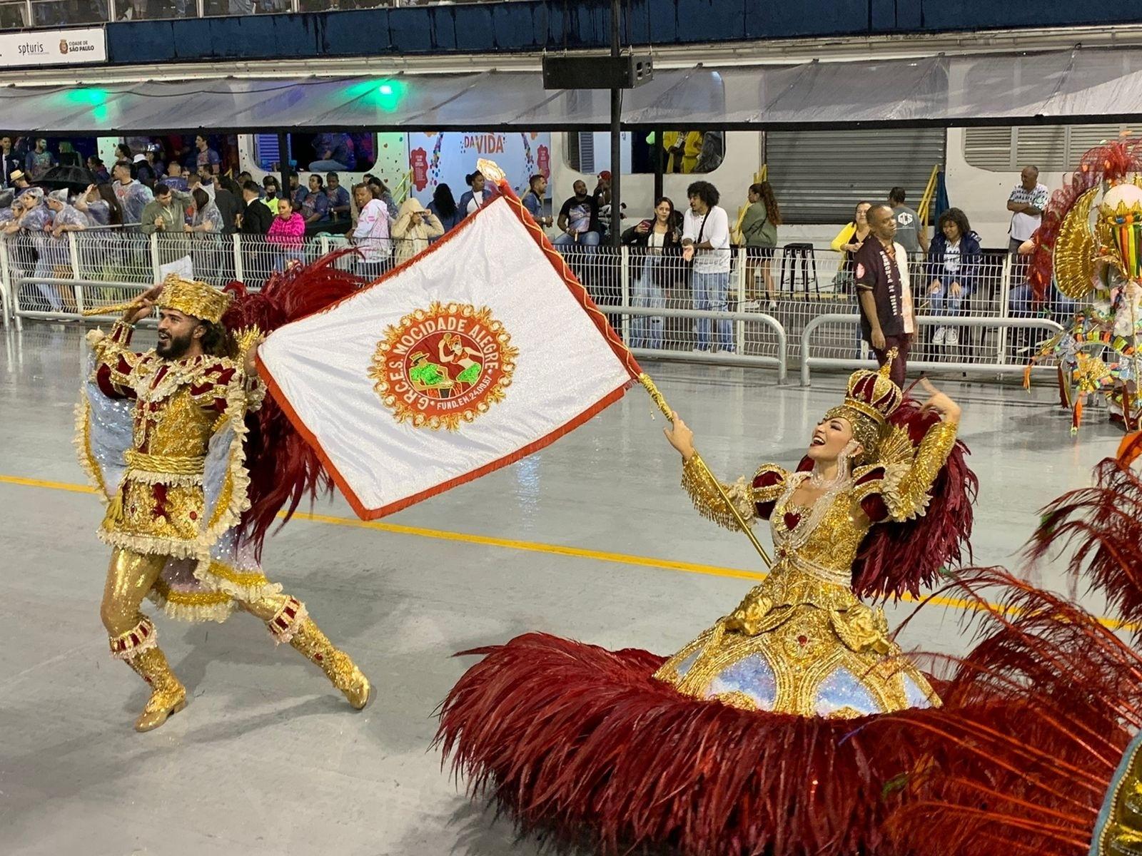 Desfile da Mocidade Alegre, segunda colocada no Grupo Especial - Bruno Laurato/Colaboração para o UOL