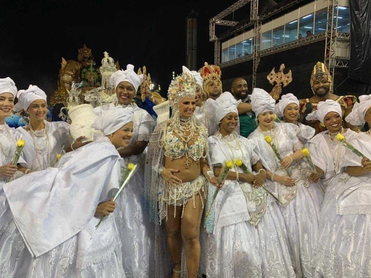Desfile da Mancha Verde, campeã no Grupo Especial - Bruno Laurato/Colaboração para o UOL