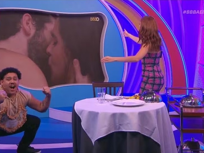 Lucas Buda, Ana Clara e Raquele comemoram beijo de Isabelle e Matteus