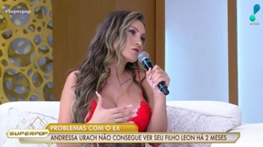 Andressa Urach diz que não vê filho há meses - Reprodução/RedeTV