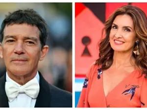 Fátima Bernardes aceita desafio para dançar com Antonio Banderas na Globo