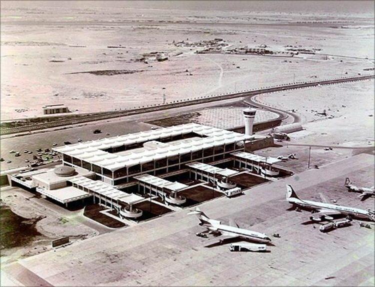 Aeroporto Internacional de Dubai nos anos 1970