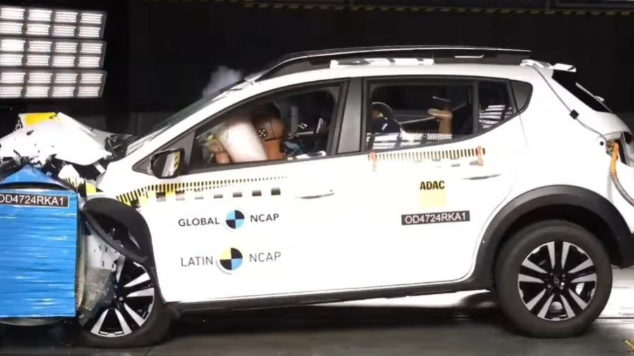 Renault Kardian em teste do Latin NCAP