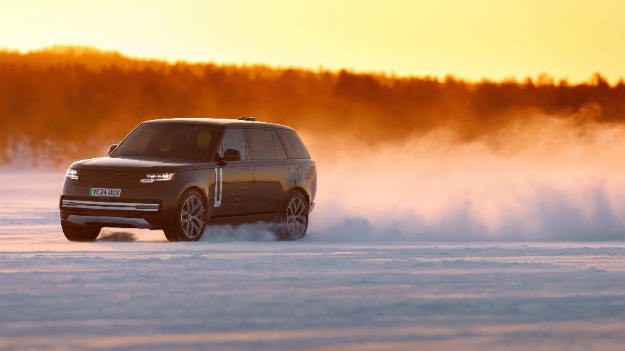 Novo Range Rover elétrico é testado sob condições extremas de temperatura na Suécia Novo Range Rover elétrico é testado sob condições extremas de temperatura na Suécia