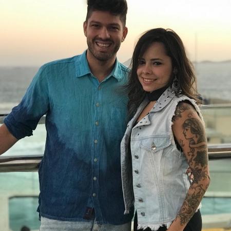 Luiz Felipe Bari e a namorada, Rafaella Kissy - Reprodução/Instagram