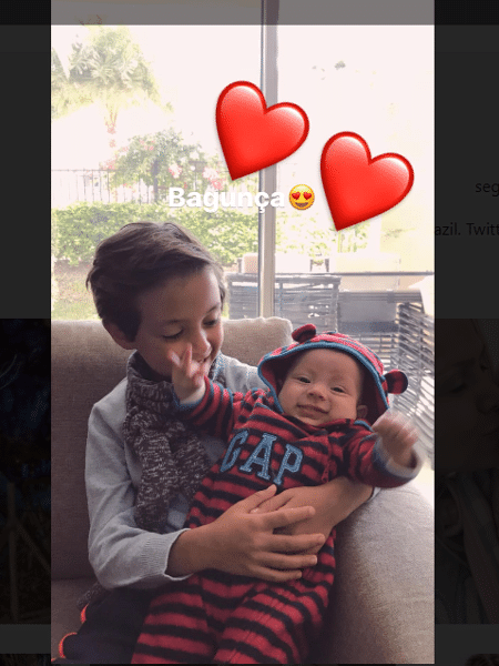 Arthur e Manuela, filhos de Eliana - Reprodução/Instagram
