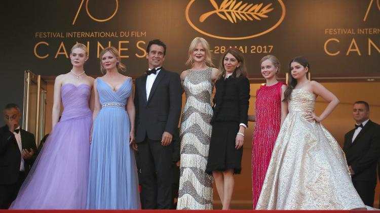 O elenco de "O Estranho que Nós Amamos", da diretora Sofia Coppola: um dos poucos com maioria feminina na edição 2017 do festival - Getty Images - Getty Images