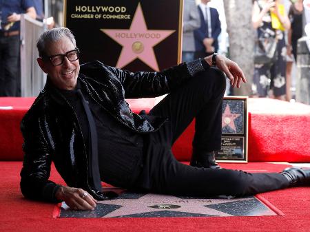 Jeff Goldblum ganha estrela na Calçada da Fama em Hollywood - REUTERS/Mario Anzuoni