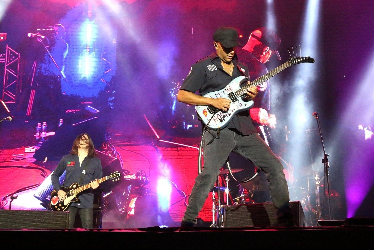 Tom Morello pede justiça para Marielle em show em Porto Alegre - Denilson Santos/AgNews
